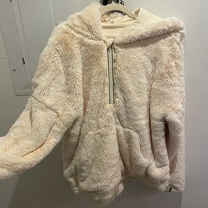 Free People Cozy Quarter Zip Hoodie
